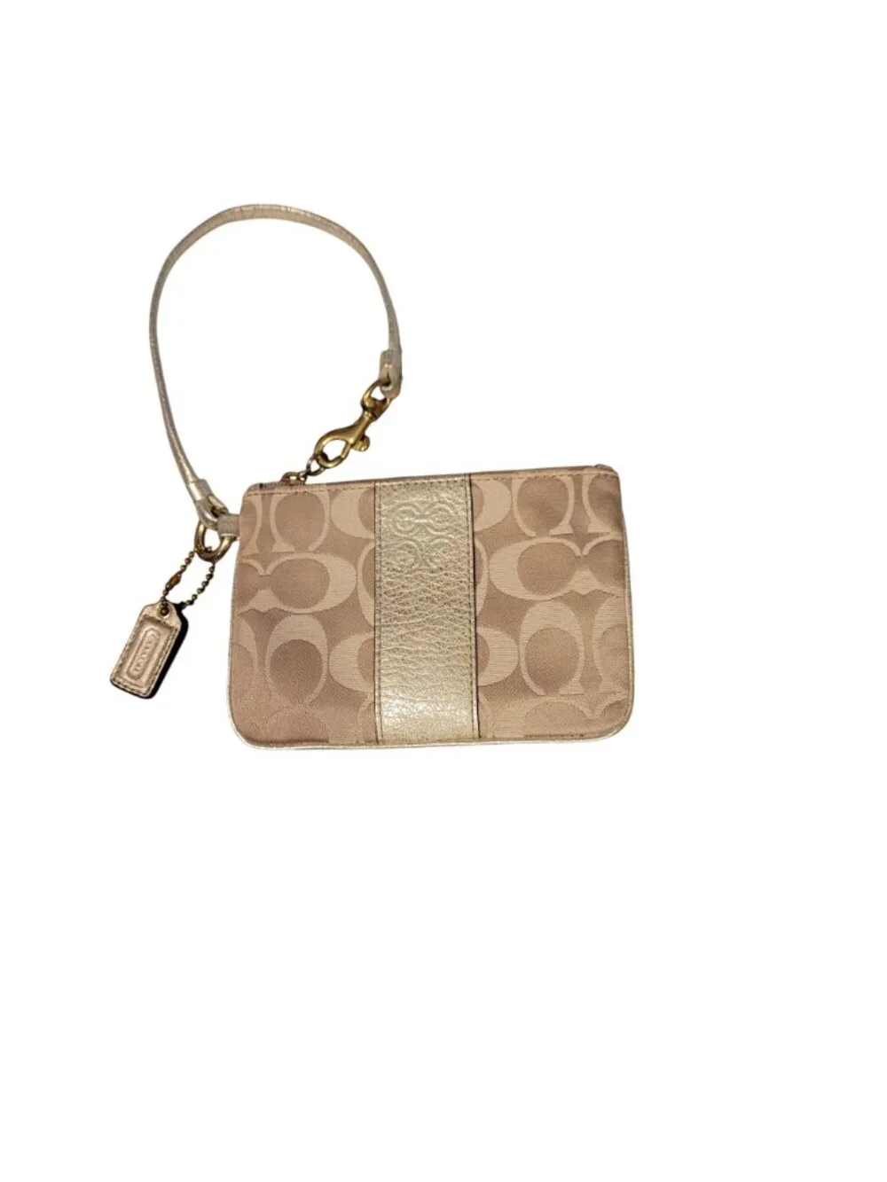 Coach Colette Signature Wristlet McBling, Y2K, Preppy, Timeless, Minimalist Chic